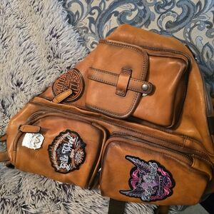 Stylish Tan Leather Men's Bag